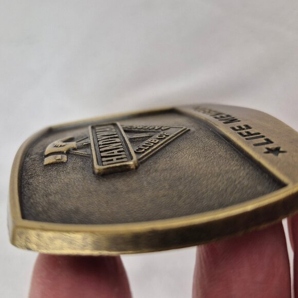 Vintage Handyman Club of America Life Time Member Belt Buckle 1996 Made in USA - Picture 11 of 14